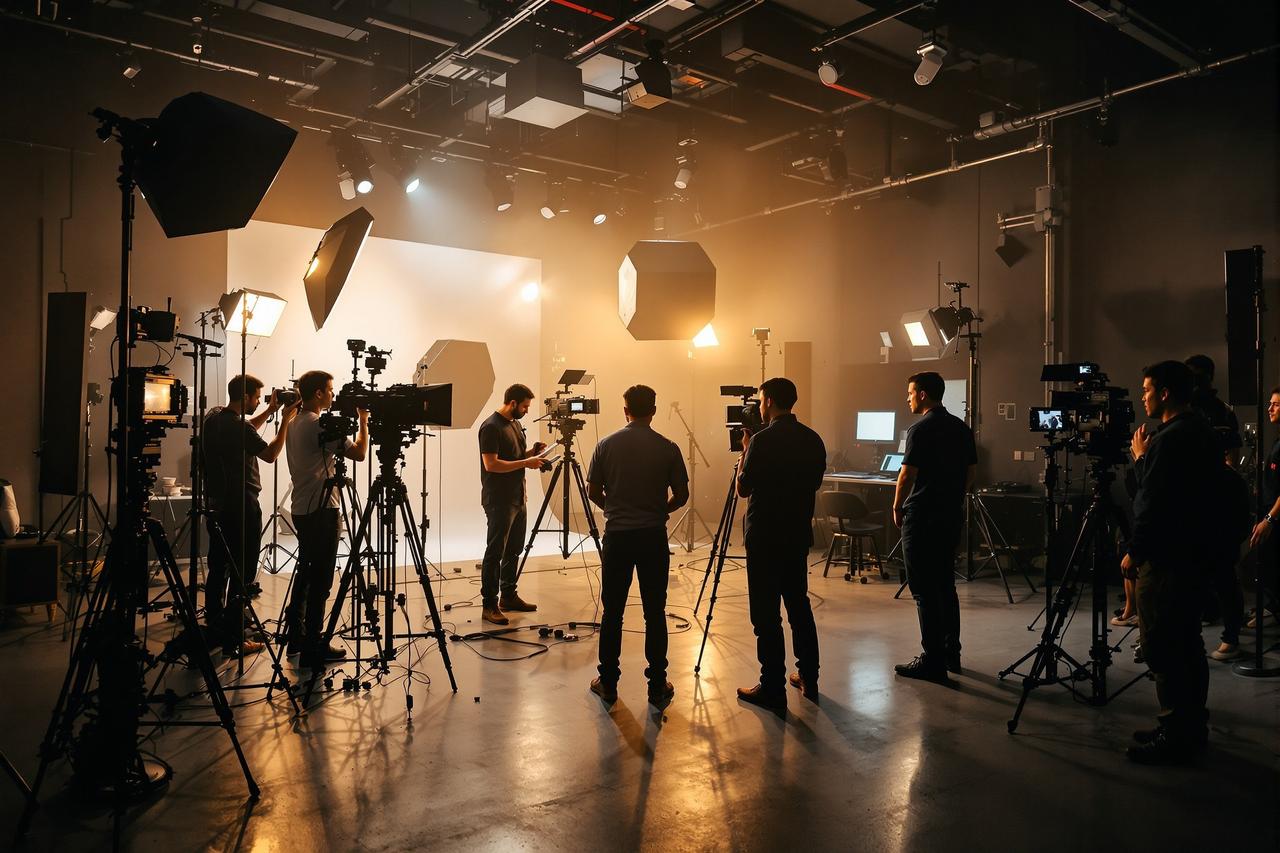 豆花视频制作现场